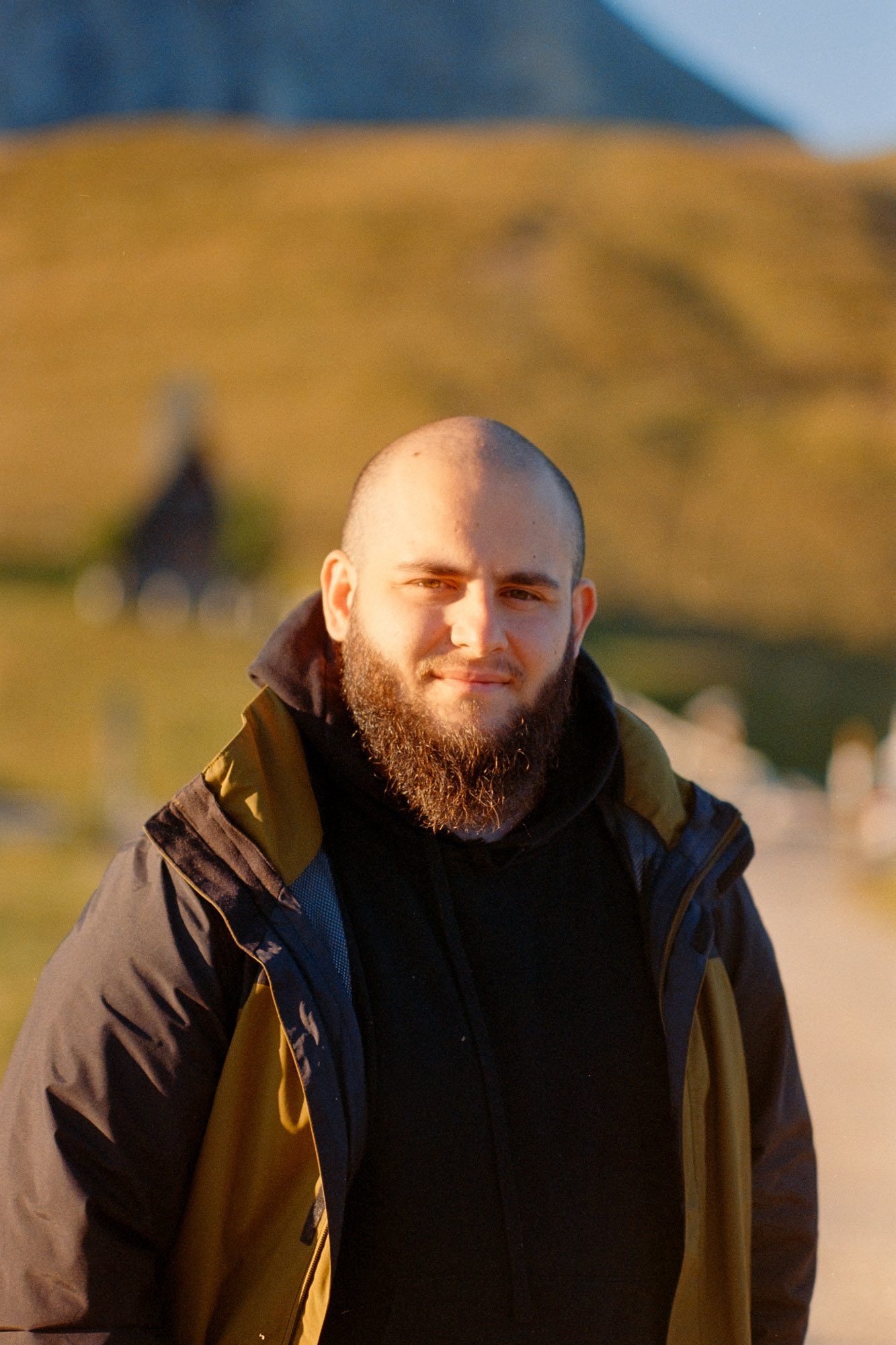 Portrait of Simone in the mountains